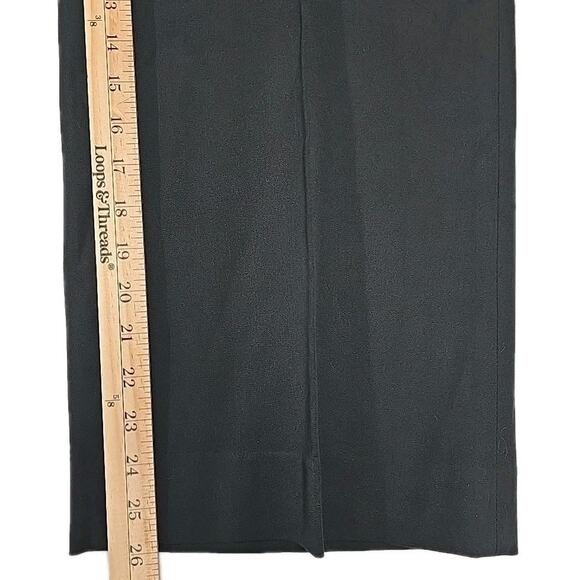 NWT J. Crew Womens Sydney Wide Leg Pants Sz 6 Black Bi-Stretch Cotton Blend - Picture 9 of 11